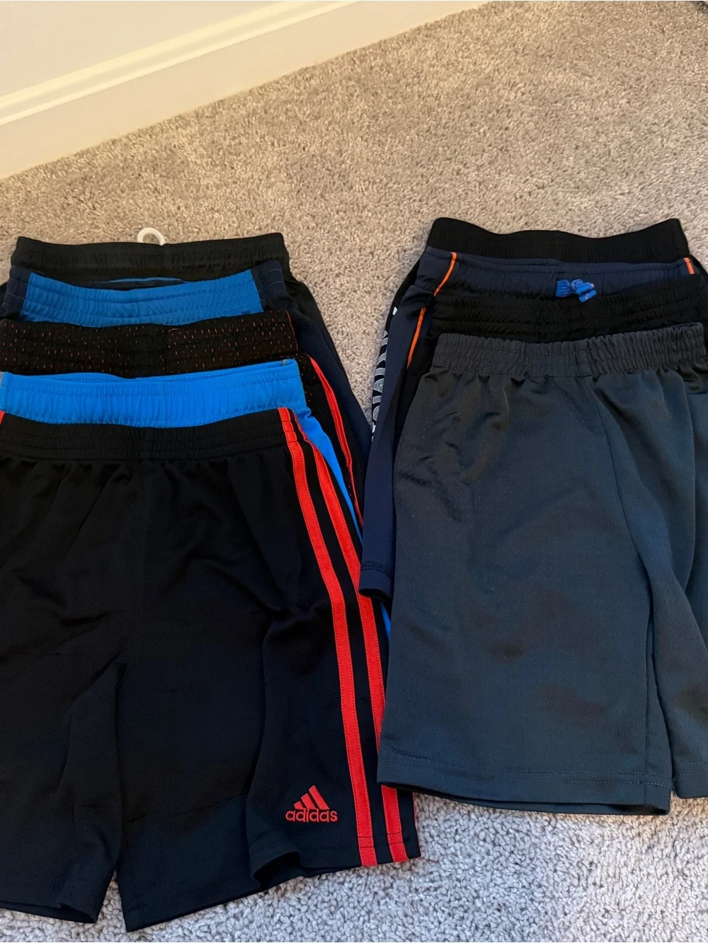 Size 5 - Nike Kids Boys Black Athletic Shorts